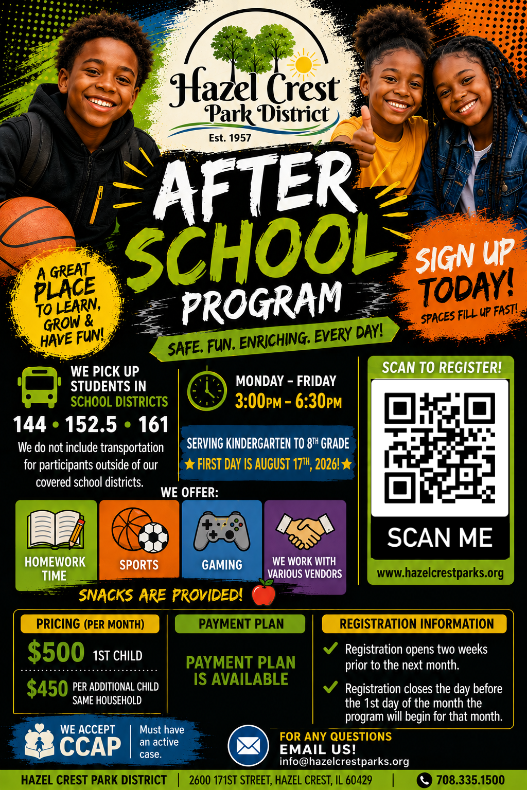 Final After School Program Flyer